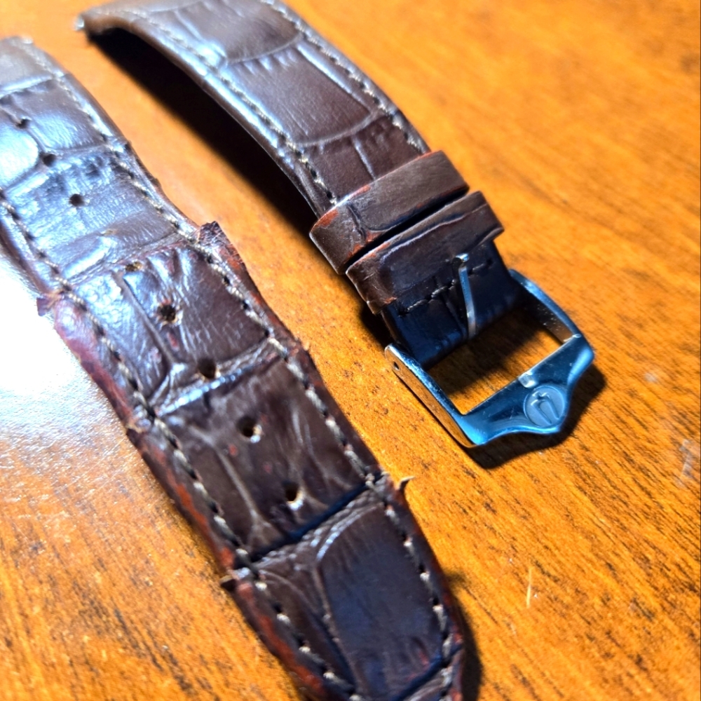 Bulova alligator watch band